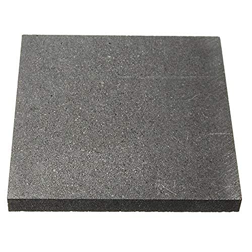 Ubersweet® Imported 1X(100 * 100 * 10mm 99.9% Pure Graphite Block Electrode Rectangle Plate V7E3)_41352