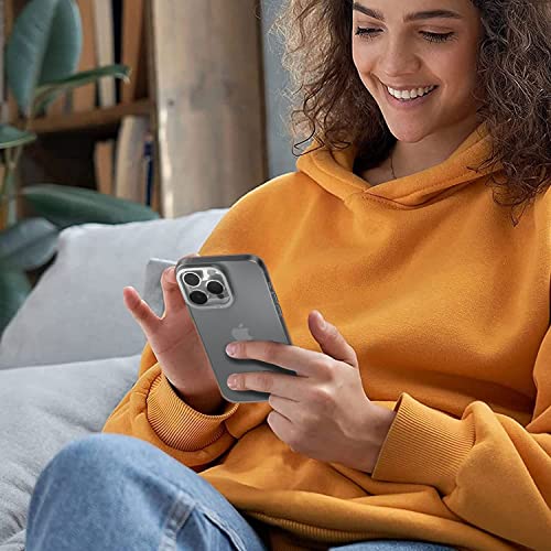 Image of eller sante SAN Pedro Frosted for iPhone 14 Pro Case Cover, 6 Feet Drop Protection, Shockproof, Scratch Resistant, Slim, Thin, Compatible with iPhone 14 Pro Back Cover - White