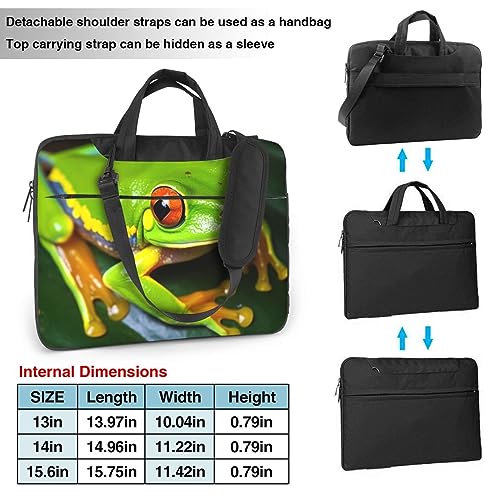 Sac ordinateur portable grenouille verte sacoche grande capacité - 4