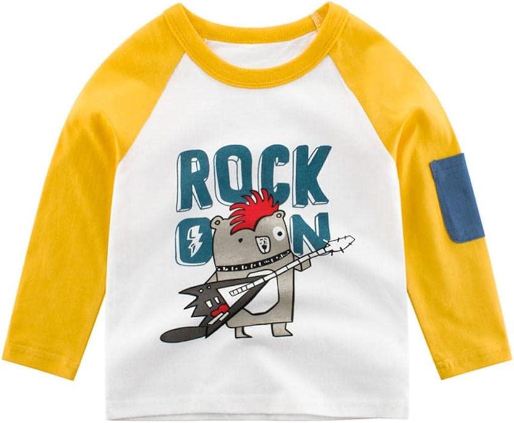 赤ちゃん服 女の子 ワイシャツ 男の子 Tシャツ Amosjoption トレーナー 可愛い 恐竜柄 子供服 キッズ 長袖 トップス 薄手 幼児 カットソー カジュアル インナー パーカー 七五三 通園 誕生日 お出かけ 普段着