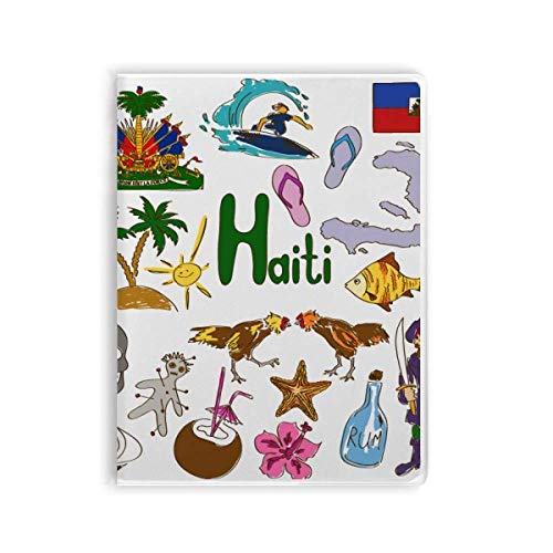 Carnet de notes Haïti couverture souple animaux cadeau idéal pour écrivain