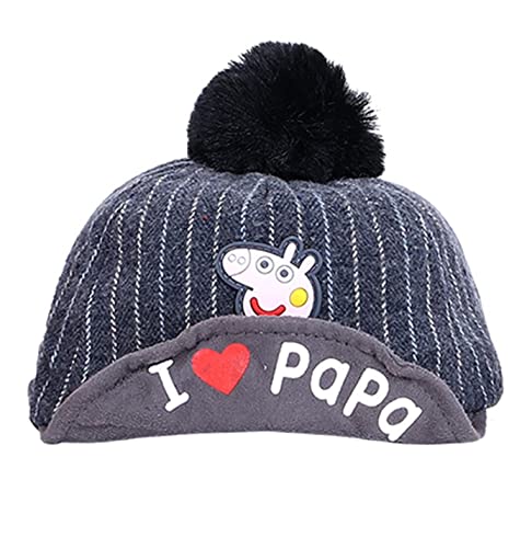 ICWI Love PAPA Mama' Embroidered Baseball Cap for Baby Boys and Baby Girls (1 to 2.5 Years)