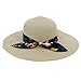 Sombreros De Paja Gorra De Mujer Parasol Sombrero De Paja Sombrero De Playa De ala Ancha para Mujer Sombrero De Sol De ala De Protección Solar Junto Al Mar-Cream_Color_M_56-58Cm