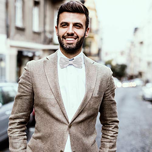 DonDon Papillon Uomo grigio chiaro con gancio