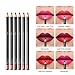 NICEFACE 18 Color Lip Liner Professional Matte Lip Liner Pencil Set Waterproof Long Lasting Smooth Natural Lip Liner Pen Makeup Cosmetic(18pcs a set)