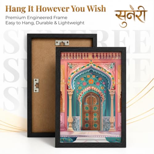 Image of Suneree Traditional Indian Wall Art - Set of 2 (ART 13, 13x19 INCHES)