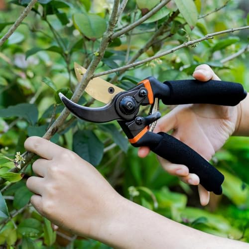 Set de Herramientas de Jardín 8 Piezas Acero Carbono miniatura 3