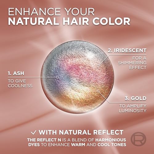 Image of L'Oreal Paris Excellence Universal Nudes Permanent Hair Color, Ammonia Free Hair Dye for Gray Hair Coverage, 7N Natural Dark Blonde, 1 Kit (Pack of 2)