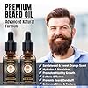 XIKEZAN Beard Grooming Kit for Men Gifts w/Beard Conditioner, 2 Scent Oil, Birthday Christmas Gifts Secret Santa Stocking Fillers Gifts for Men Him Dad Husband Boyfriend Fathers Valentines Gift Set #4