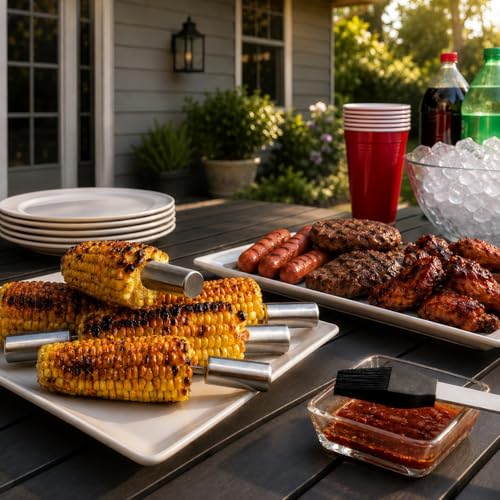 Set de accesorios para parrilla Encased acero inoxidable 21 pzas miniatura 4