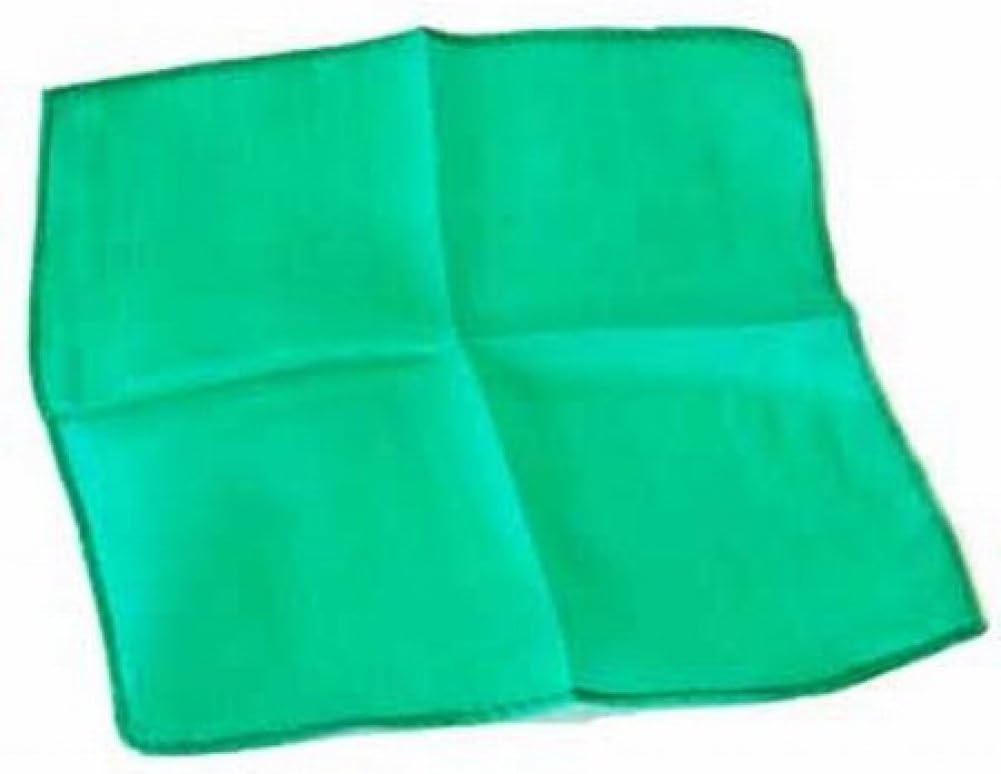 Magic Makers Professional Grade 9 Inch Magician's Silk - Emerald Green
