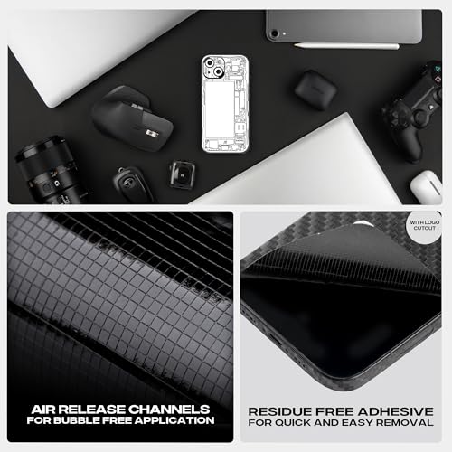 Image of Capes India Mobile Phone Skins Compatible with Apple iPhone 13 | Not a Cover /Case | Protective Film Vinyl Sticker (Teardown White, Full Body Skin + Tech Cleaner)