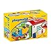 Produktbild PLAYMOBIL 1.2.3 70184 LKW mit Sortiergarage, LKW durch Garagendach mit passenden Löchern für Ladung befüllbar, ab 1,5 Jahren