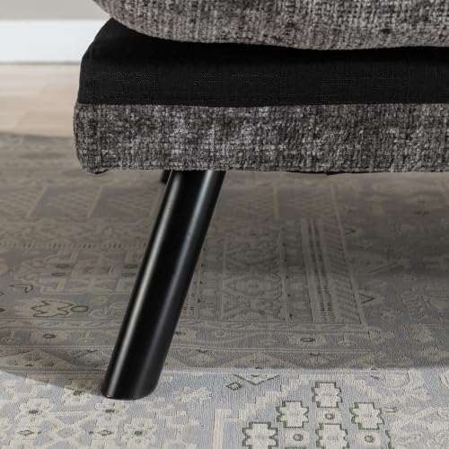 Miniatura 18 de Sofá cama futón, sofá convertible moderno, sofá biplaza plegable, sofás de futón transpirables para espacios pequeños compactos, reposabrazos