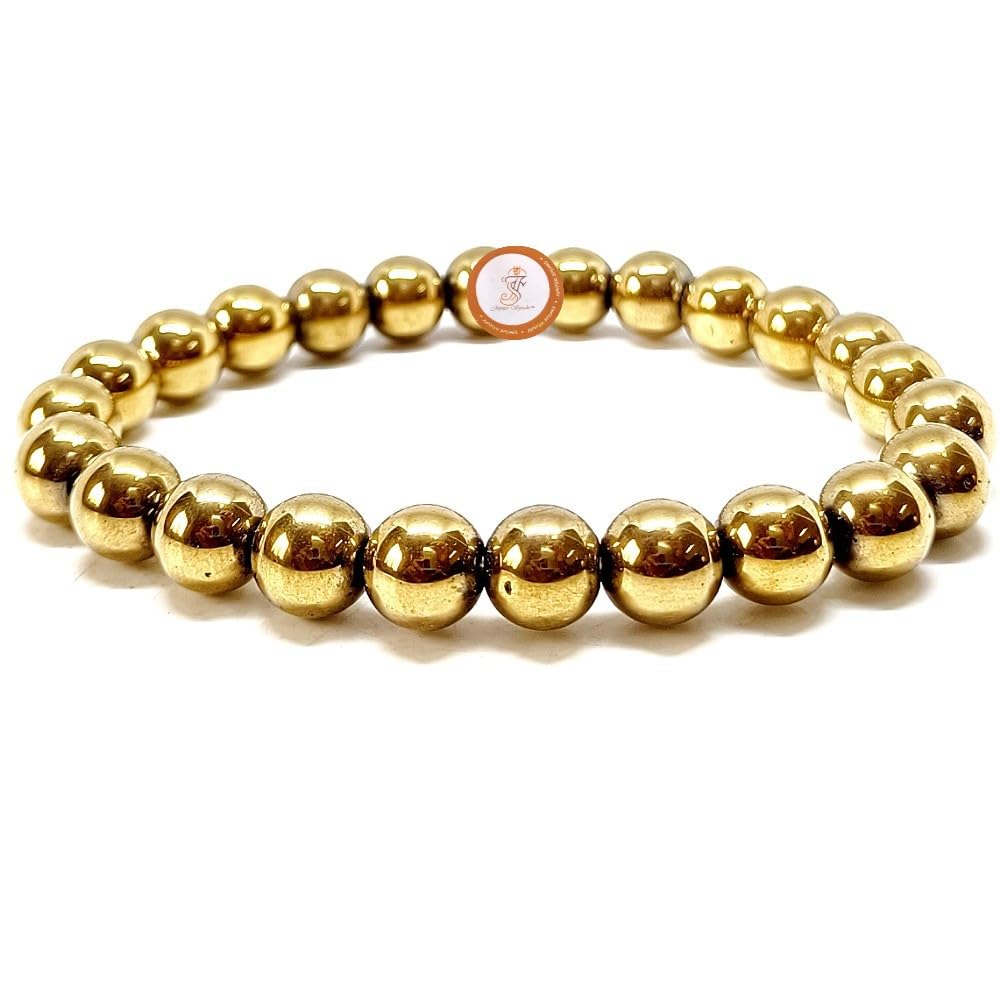 Jupiter Speaks Golden Pyrite Bracelet 8MM Bracelet For Money Magnet. Wealth Creation and Business Luck For Men And Women (B0CF61FXHX) Amazon Price History, Amazon Price Tracker