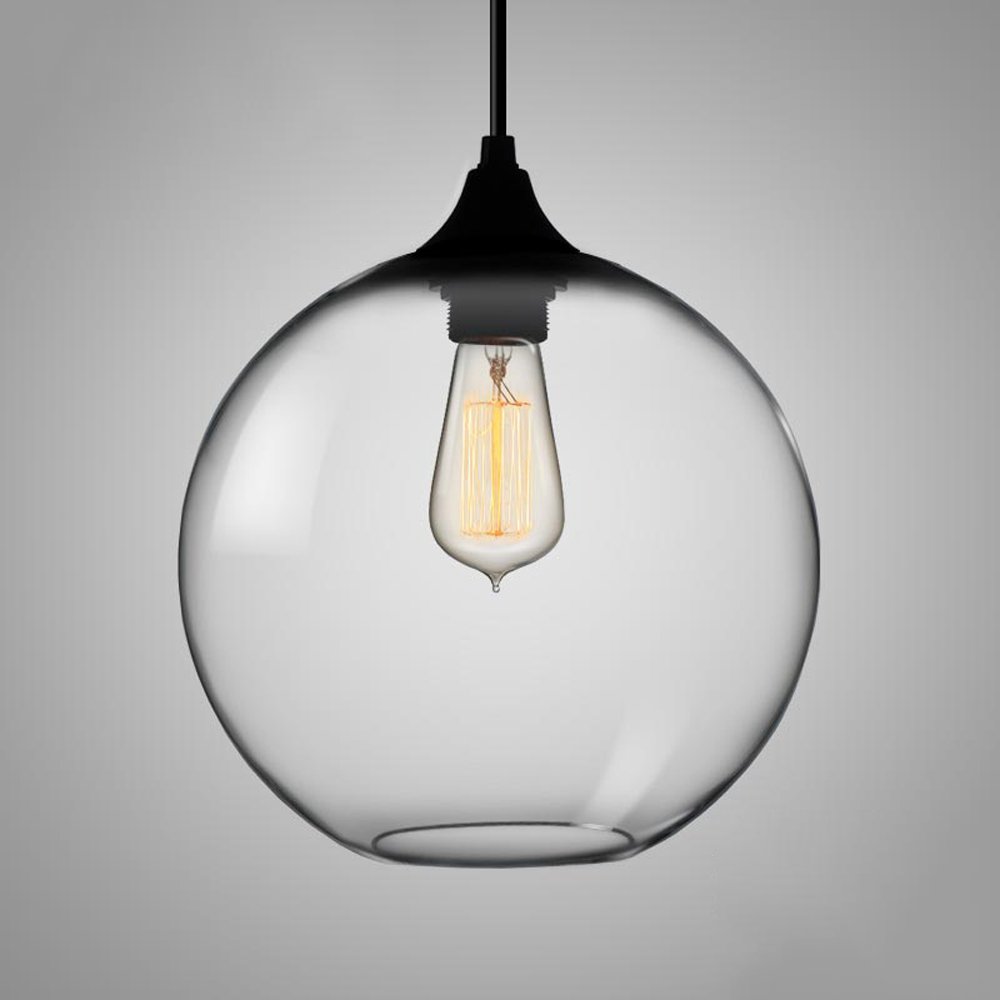 Abat-Jour en Verre Soufflé Luminaire Créatif et Moderne Haut de Gamme SH Li/G
