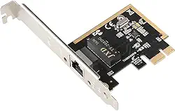 [Atualização] Placa de rede PCIe Ethernet Nic 10/100/1000Mbps Gigabit PCI-Express (WIN10/11 sem driver) Placa LAN de rede RJ45 Wake On LAN adaptador interno computador desktop PC para Win/Linux/Mac 2