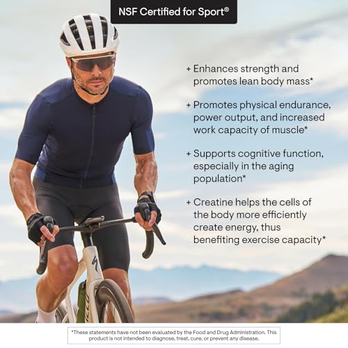 Image of THORNE Creatine - Micronized Creatine Monohydrate Powder - Support for Muscles & Cognitive Function* - for Women & Men - Unflavored - NSF Certified for Sport - 5 g per Serving - 180 Servings