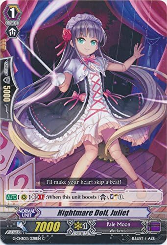 Bushiroad Muñeca de pesadilla, Julieta - G-CHB03/038EN - C - G Character Booster 3: Rummy Laberinto bajo la luz de la luna