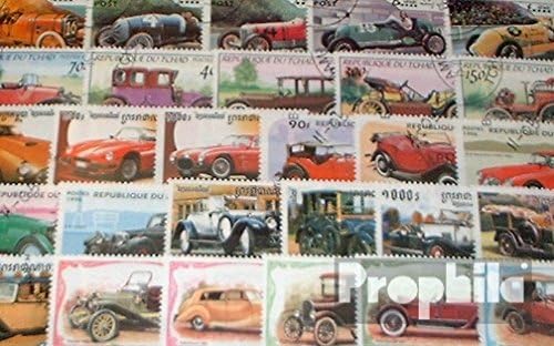Motives 100 Various Oldtimer Cars Stamps (Stamps for Collectors) Cars/Road Traffic