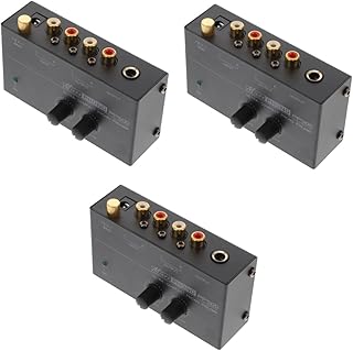UKCOCO Turntable Preamplifier 3pcs Turntable preamp preamplifier Stereo Amplifier pre amp Gramophone Music Pp400 Record Player