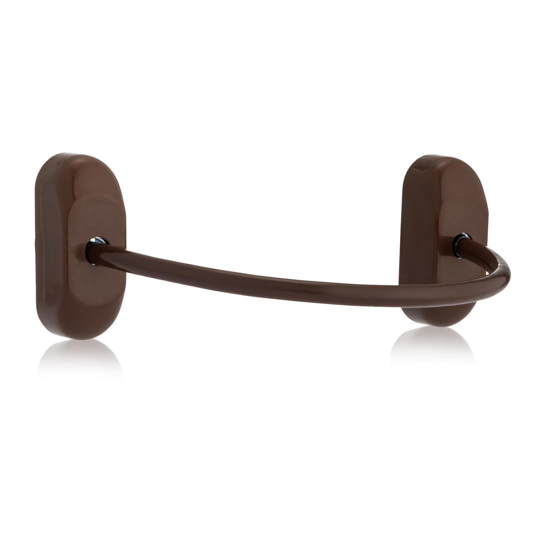 Xfort Brown Viper Fixed Cable Window Restrictor In Durable Window Safety Lock For Child Safety And Window Security