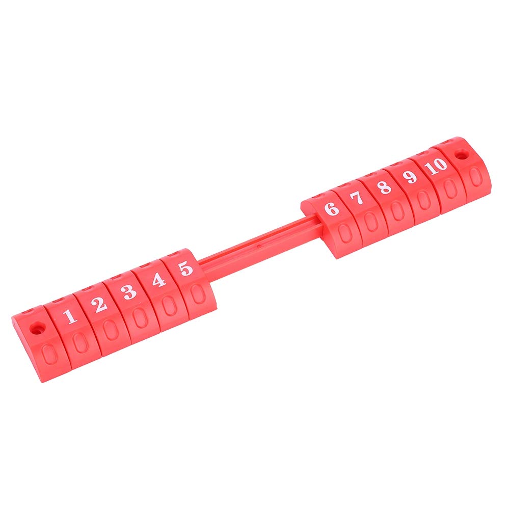 Lot De 2 Baby-foot Avec 10 Chiffres Et Indicateur De Score (rouge Et