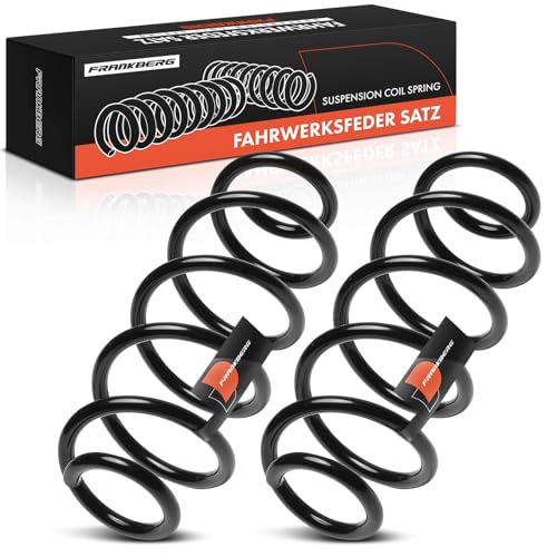 Frankberg 2x Federn Fahrwerksfeder Hinterachse Kompatibel mit Swift III EZ MZ 1.3 4x4 Schrägheck 2005-2025 Replace# 4131163J60 RA7104
