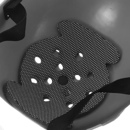 Inserto de casco de seguridad gris con correa para barbilla y forro anticolisión desmontable 3