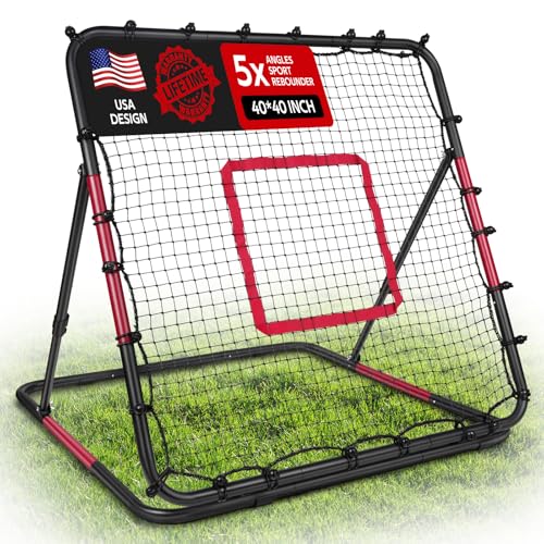 VAVOSPORT Volleyball Rebounder Net 40"x40" – Adjustable