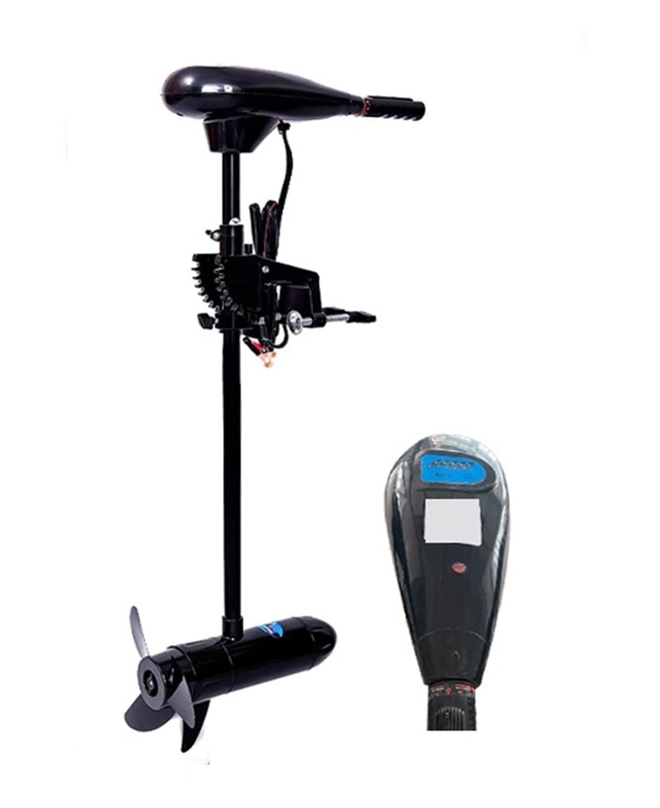 CUDTAPI 60LBS 12V 50A Electric Trolling Motor， For Inflatable Boat， 580W Outboard Engine， For Fishing Kayak Canoe