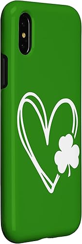 Miniatura 9 de Funda para iPhone 1212 Pro para niños y niñas, diseño de corazón, día de San Patricio, trébol, irlandés para bebés