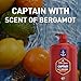 Old Spice Refreshing Body Wash for Men, 3X Defense, 24/7 Shower Fresh with Long Lasting Scent, Red Collection, Captain with Bergamot Scent, 33.4 oz