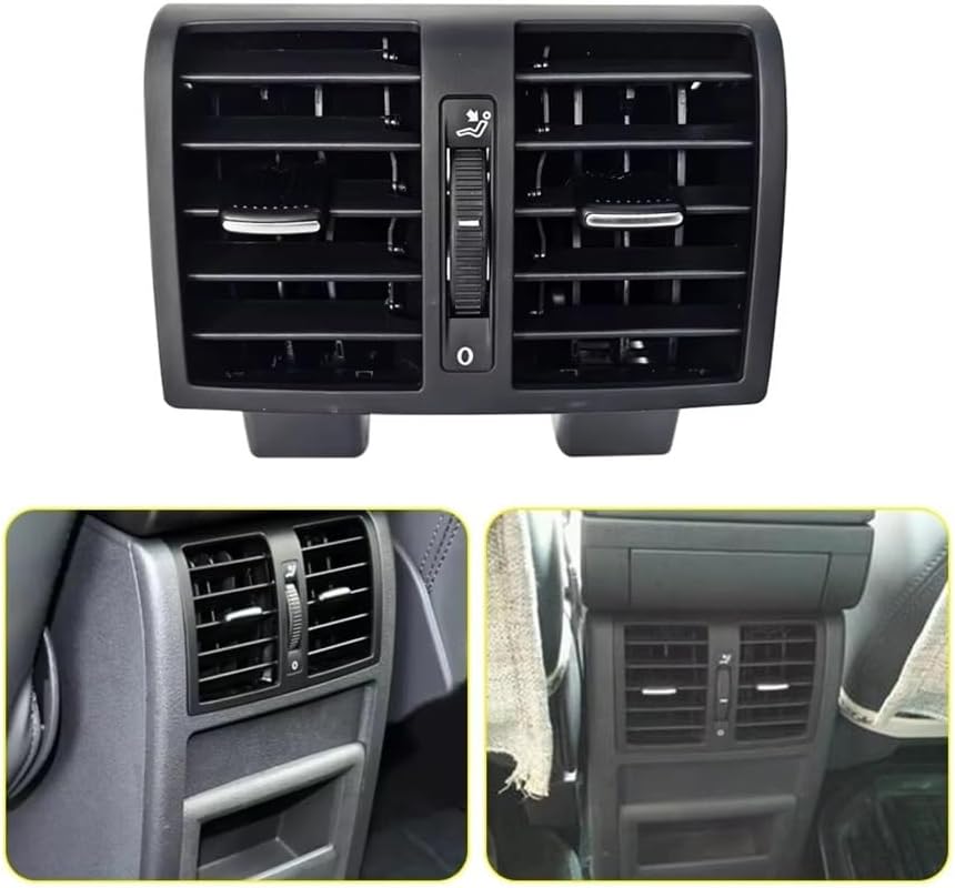 車のエアコン吹き出し口 カーエアコンリアベント、トゥーラン用 2004-2019 キャディ用 2004-2015 エアコンA/Cエア