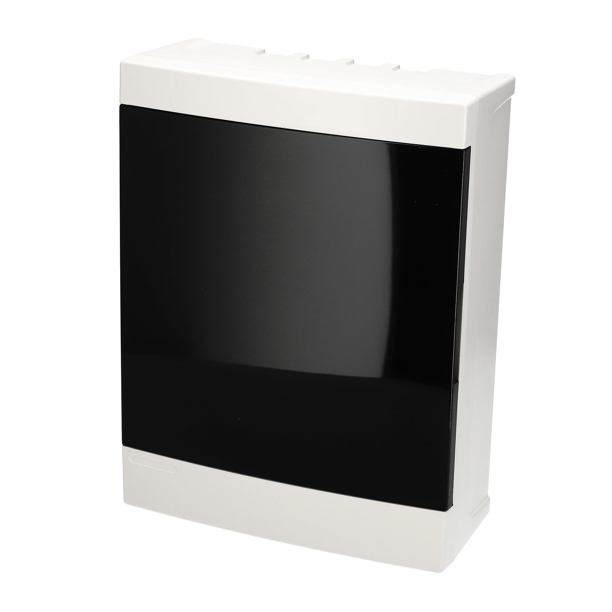 EDO Quadro Elettrico da Parete 2 File per 16 Moduli 29 x 22 x 9,​5 cm IP40 - Scatola di Distribuzione in ABS Bianco - Centralino per Impianti Elettrici da Interno