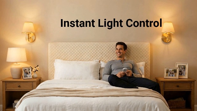 Image of ADISUN Battery Operated Wall Sconce Set of 2, Gold Wall Lamps Rechargeable Bulbs for Living Room, Brown Rattan Shade, Wireless Wall Lights for Bedroom Living Room Hallway Kitchen(2 Bulbs Included)