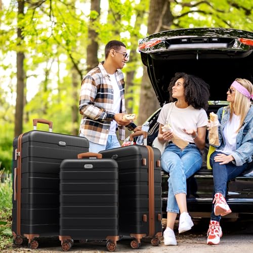 Image of AnyZip Unisex Adult /, Black Brown, 3 Piece Set, Fashion