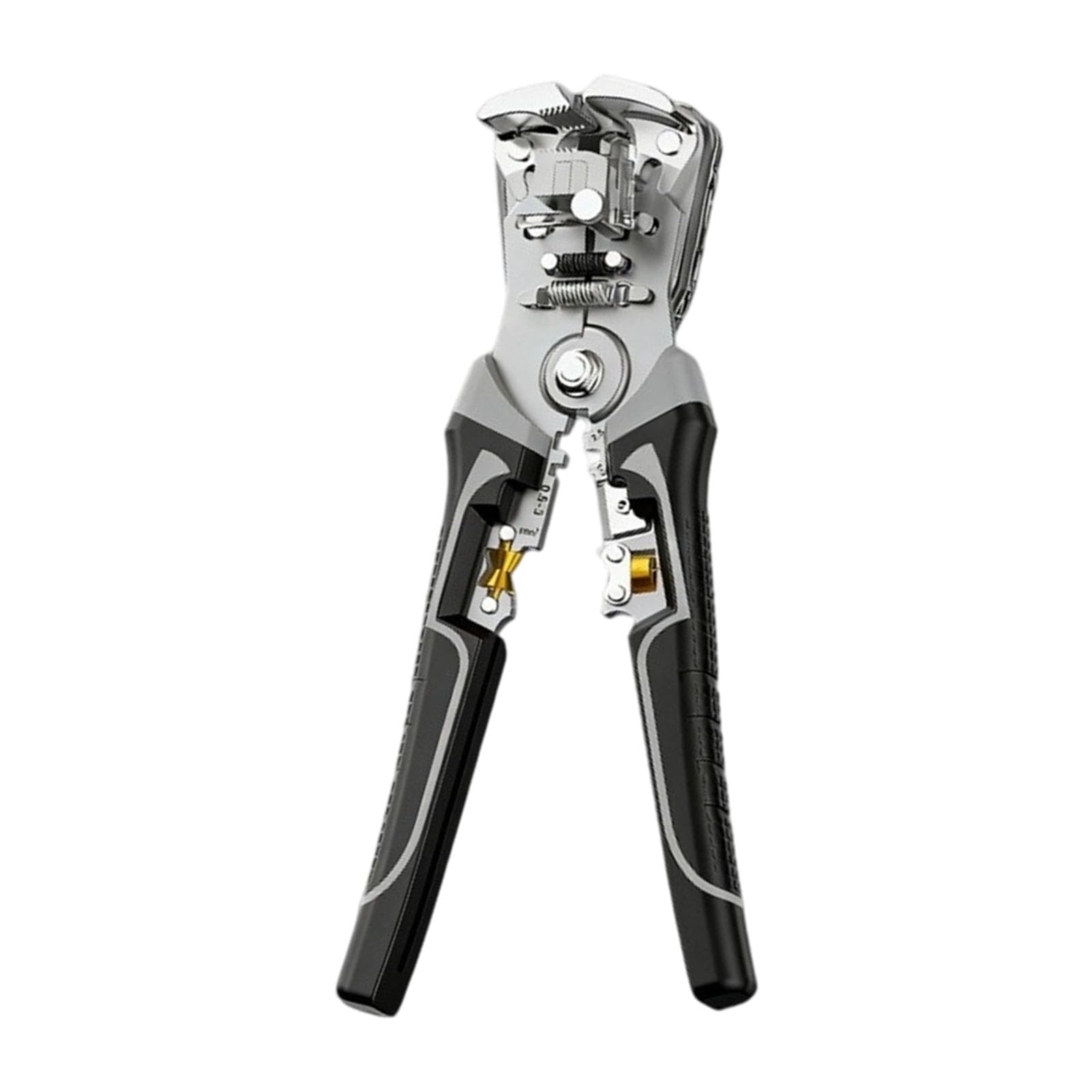 Automatic Wire Stripper Crimper Tool with Adjustable Stripping Length for 0.2-10mm² Wires Multifunction Electrical Work Automatic Wire Stripper