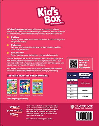 Kid's Box New Generation Level 1 Pupil's Book with eBook British English