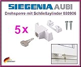 siegenia fenstergriff getriebegriff handhebel Kindersicherung zur Öffnung des Fensters