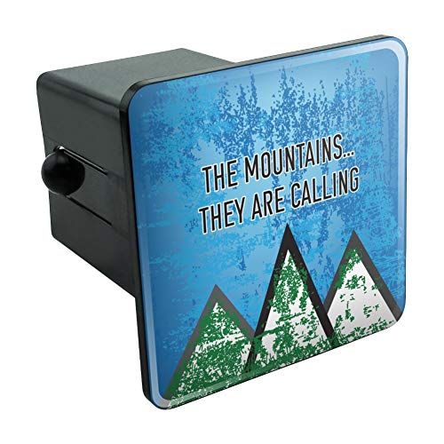 GRAPHICS & MORE The Mountains They are Calling Hiking Nature Tow Trailer Hitch Cover Plug Insert 2