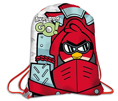 Montichelvo: Saco Mochila con diseño de Angry Birds  37 x 48 cm  40332