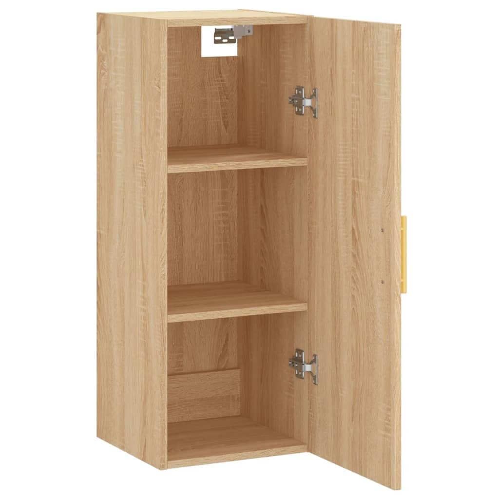 Genérico Armario de Pared Roble Sonoma 34,5x34x90 cm,Mobiliario,Armarios y Almacenamiento,Aparadores,828847