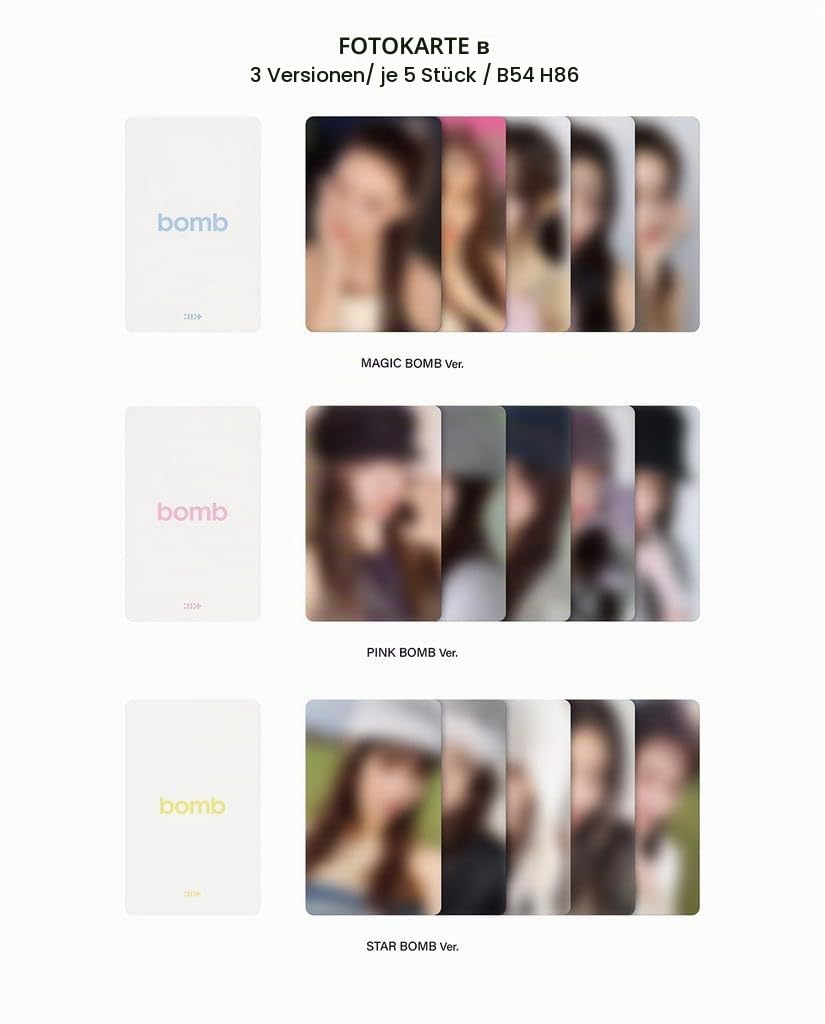 ILLIT bomb 3rd Mini Album (3 versions SET)