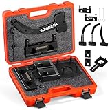 Camshaft Holding Tool Crankshaft Pulley Wrench Compatible with VW Jeep Chrysler Dodge 3.6L Pentastar Engine Replace 10200A 10202 10369 10198A 2025200090 Camshaft Phaser Timing Chain Tool Complete Set