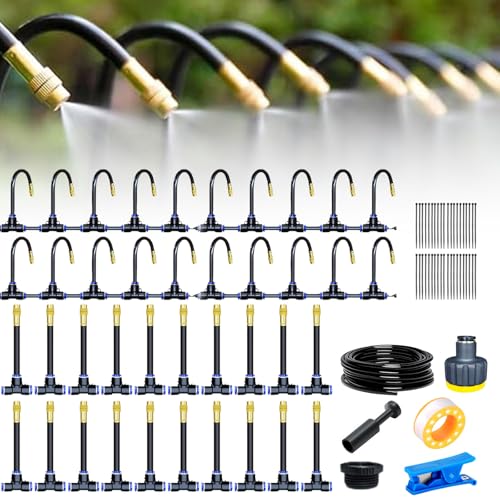 360° Curved Garden Automatic Irrigation System, kit arrosage automatique système d'irrigation goutte à goutte pour plantes de serre, plates-bandes...