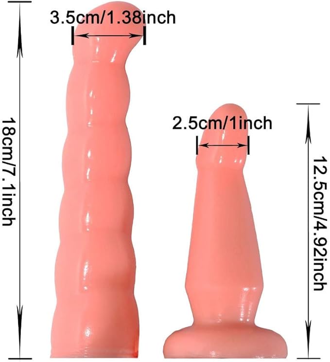 YEMA 2 Pcs Strap On Double Dildo Realistic Penis y 10 Speed ...