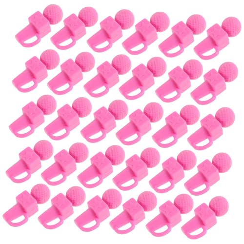 ERINGOGO Girls Toy Karaoke Microphone Miniature Pink Mic for Dollhouse Portable Kids Karaoke Machine