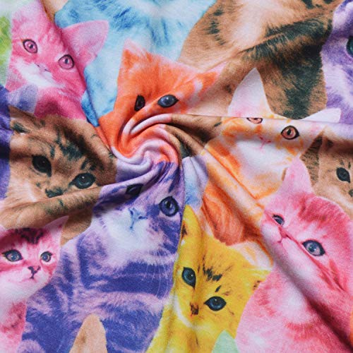 Princess Nightgown for Girls Unicorn Cat Flutter Sleeve Cotton Pajamas Dress …4