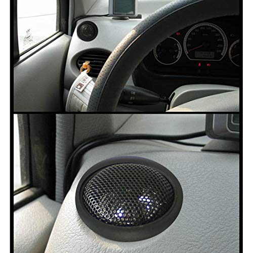 ZYHW Car Tweeter Speaker 1-Inch 200 Watt Silk Dome Tweeters Audio Component Tweeters Premium Speaker System Tweeter Kit Original Sound Playback,Pair - Thumbnail 5